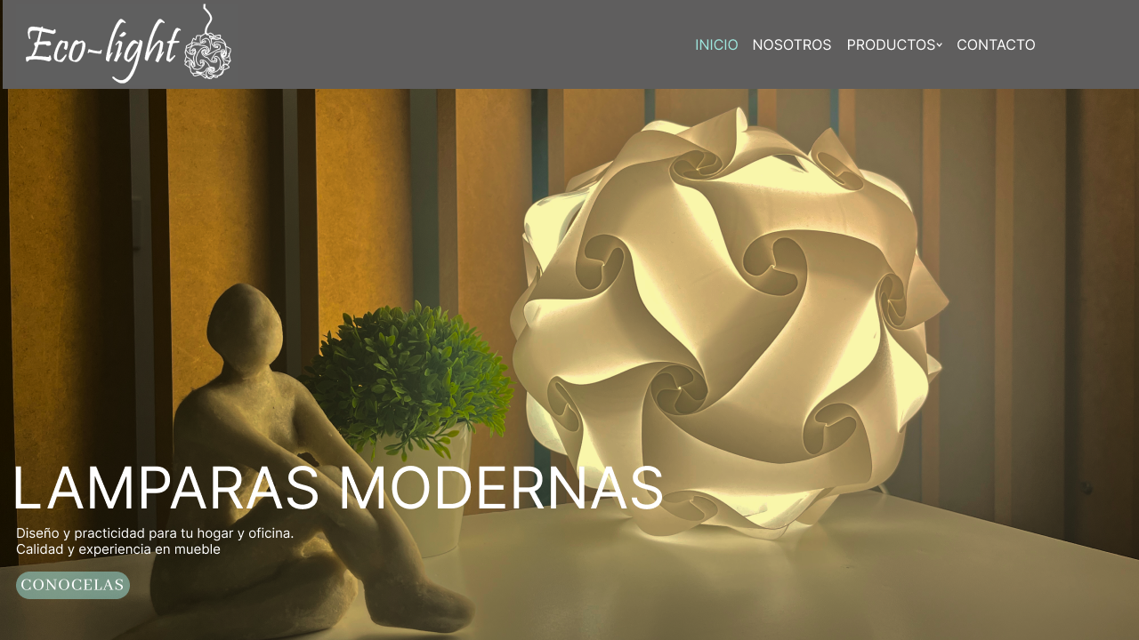 Ecommerce de Lámparas Modernas – EcoLight